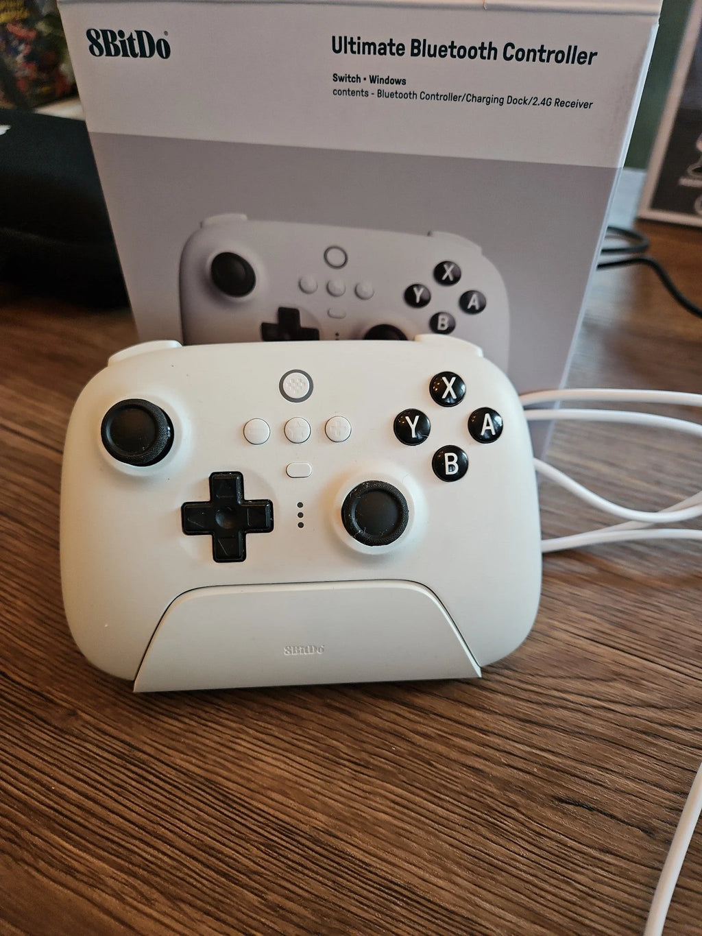 steam deck 256gb with jsaux dock and 8bitDo bluetooth/2.4g wireless controller 6E87