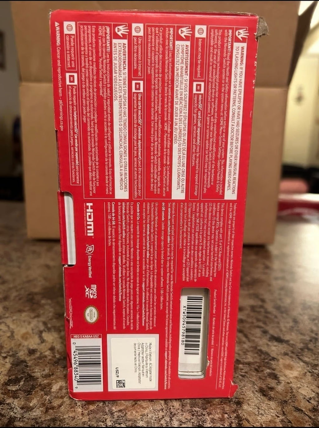 Nintendo Switch OLED Red & Blue 6O62