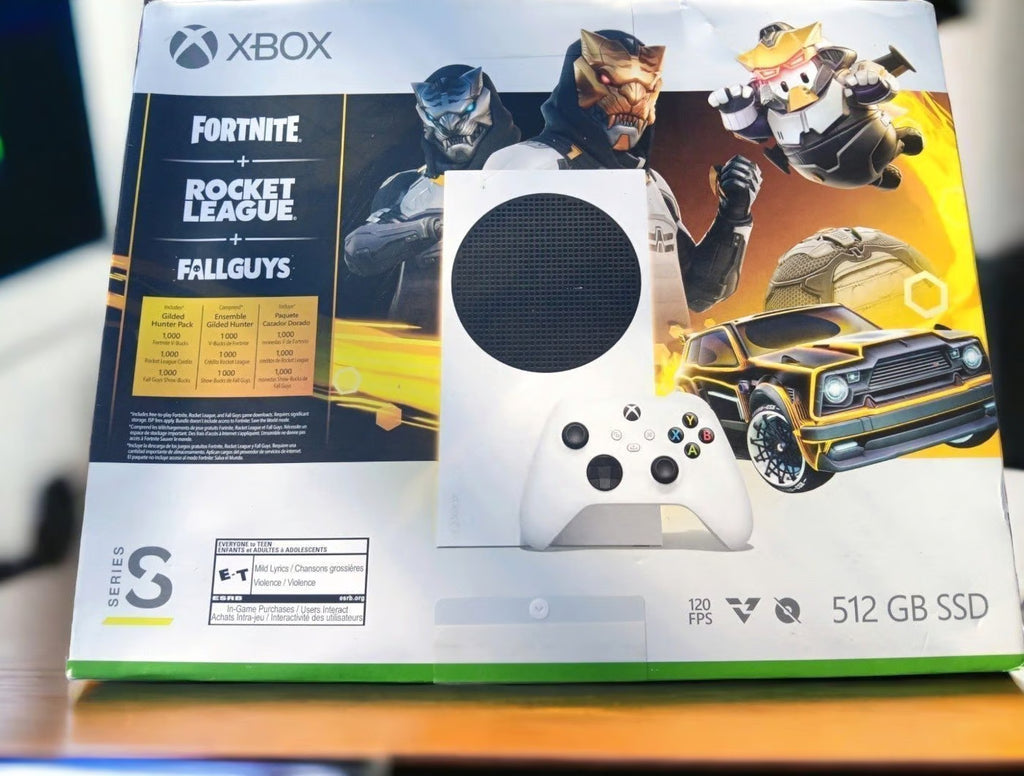 Microsoft Xbox Series S Gilded Hunter Bundle 512GB Video Game Console White Seal 9T36