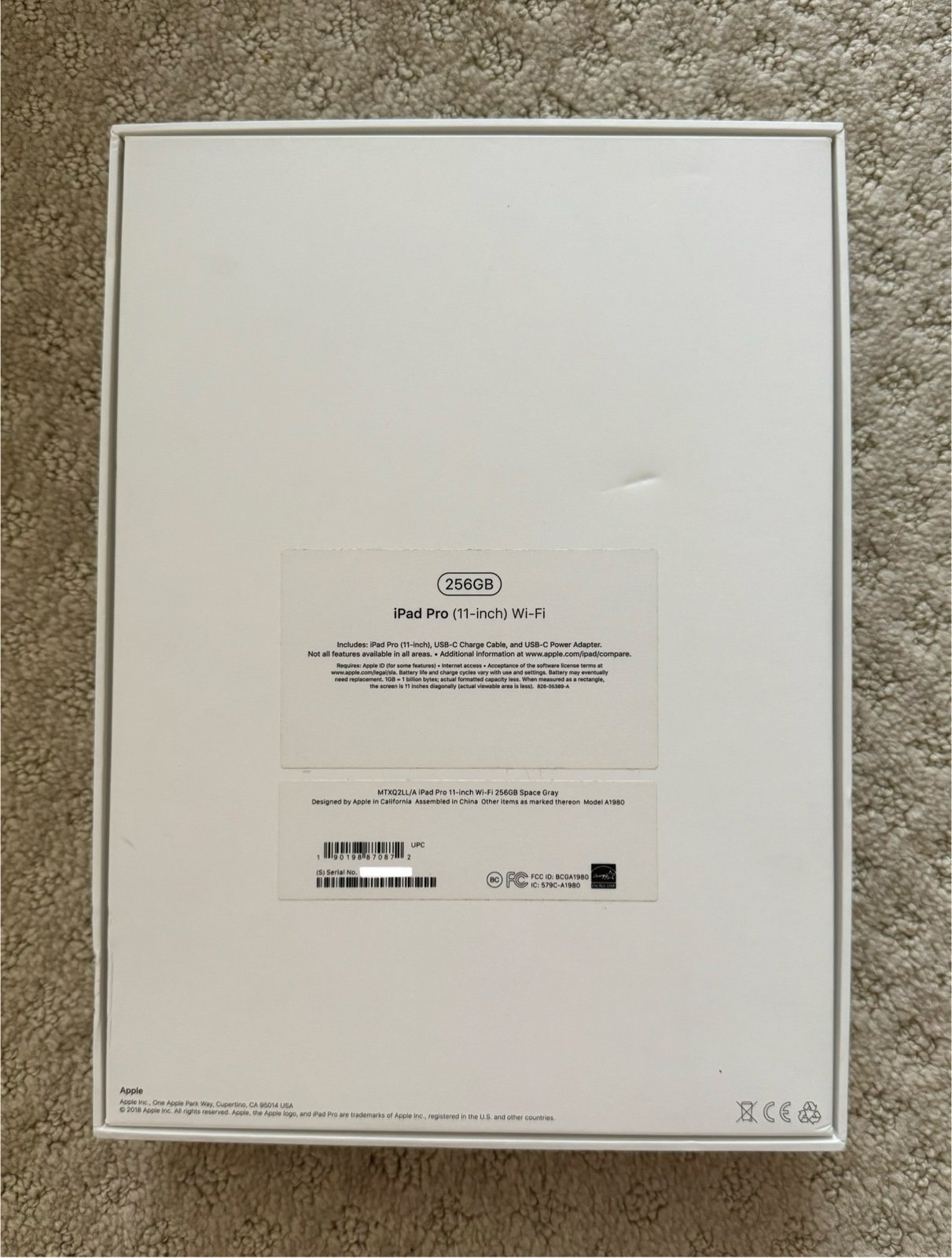 iPad Pro 11 inch 1st Gen 256GB With Apple Pencil 2nd Gen 5U96