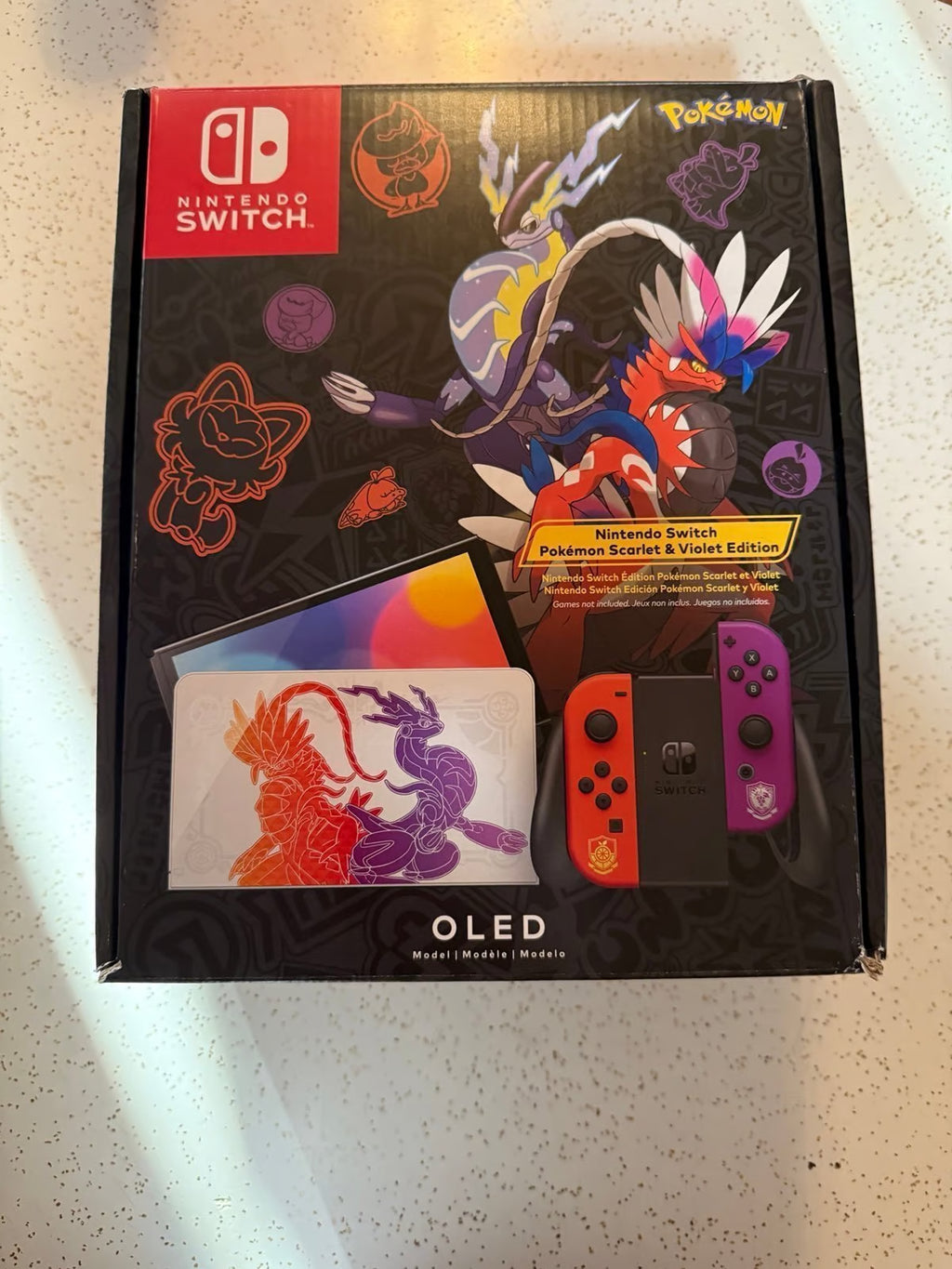 Nintendo switch OLED Pokemon scarlet and violet edition 6G13