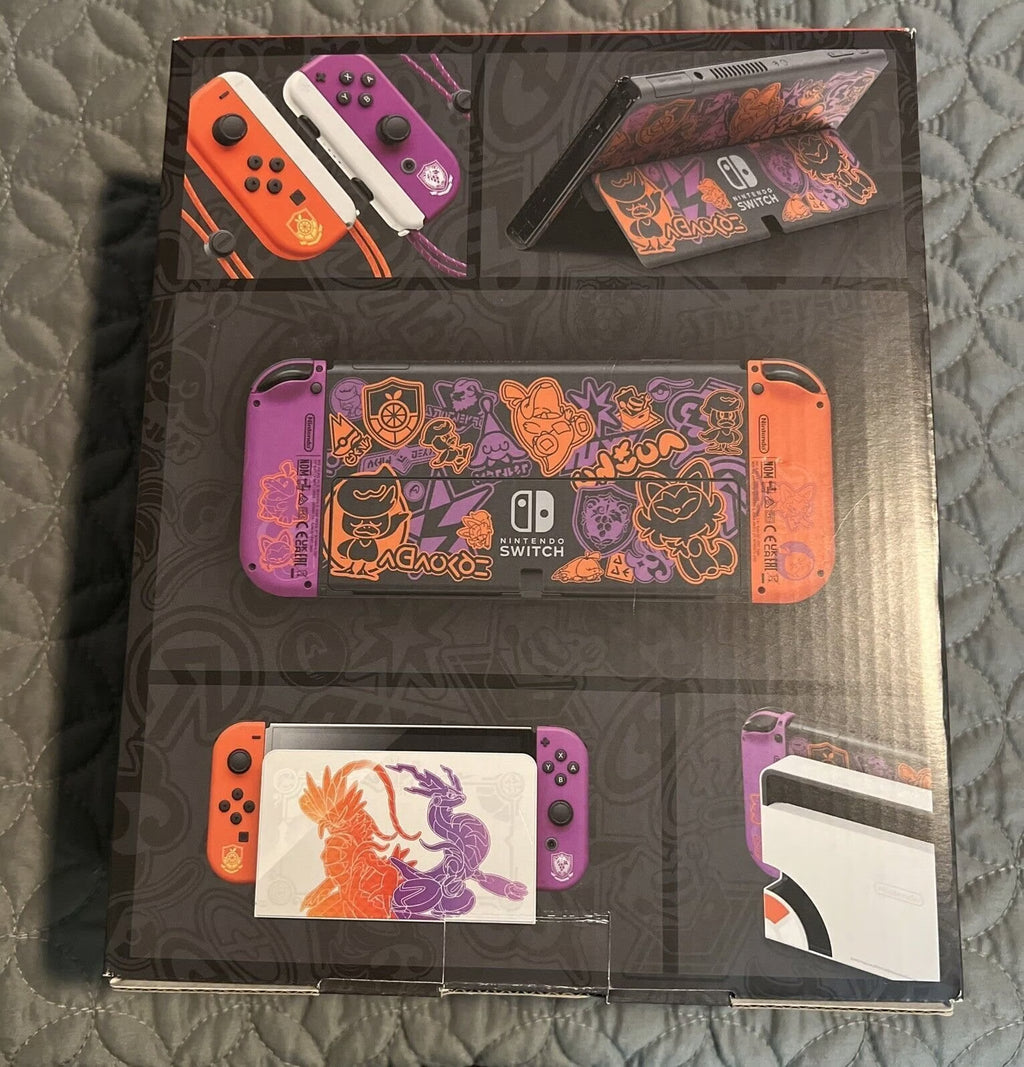 Pokemon Scarlet and Violet Edition Console OLED Model Nintendo Switch US Ed NEW 5S28