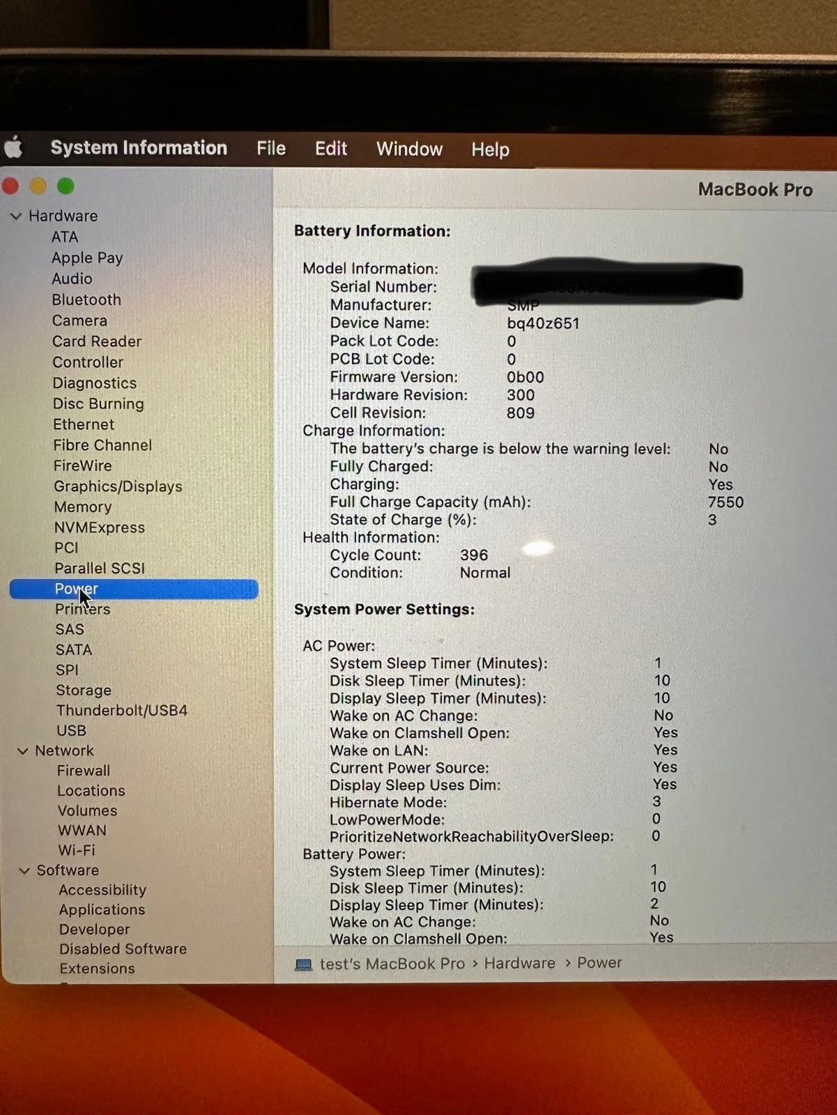 Macbook Pro 16 inch 2019 2V79