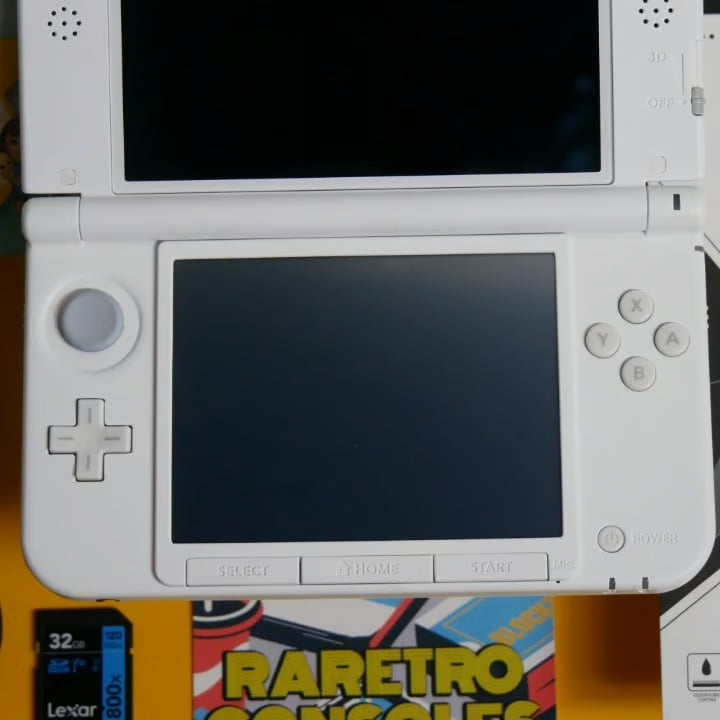 Nintendo 3DS XL Tomodachi New Life Collection W/ 32GB SD, Box, Charger, 60+ Game