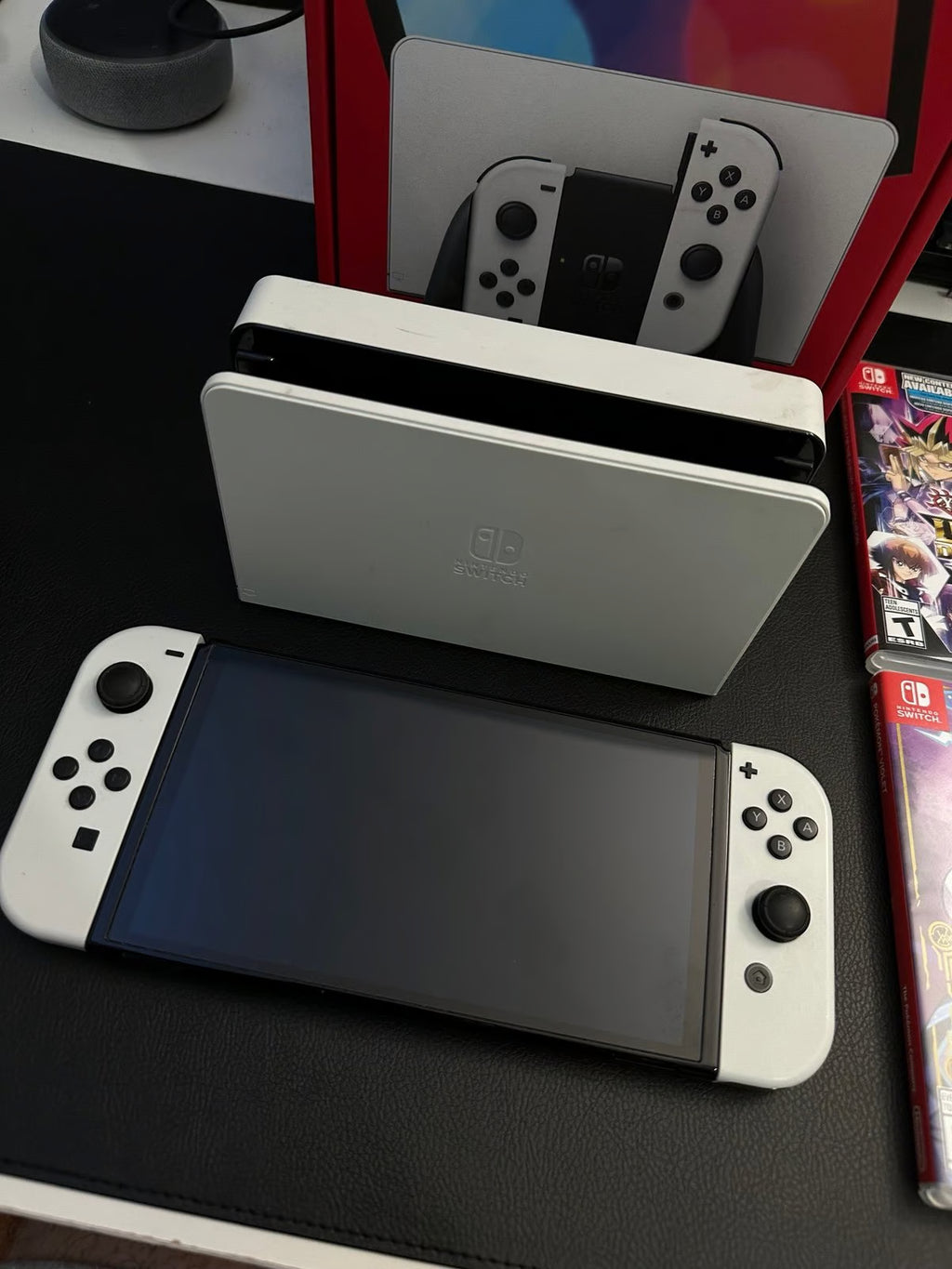 Nintendo Switch OLED Bundle + Pokemon Arceus + Pokemon Scarlet + More 9O85