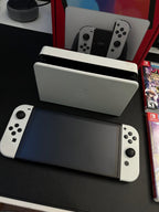 Nintendo Switch OLED Bundle + Pokemon Arceus + Pokemon Scarlet + More 9O85