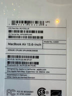 Apple 2022 MacBook Air Laptop with M2 chip 8GB/256GB/M2 - Brand New 9Y51
