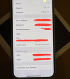 Apple iPhone 13 128 GB in White - iCloud & Carrier Unlocked 3S78