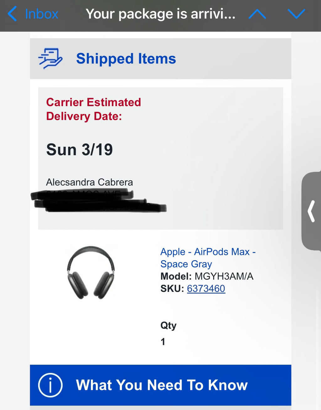 Apple AirPods Max in Space Gray 5N72