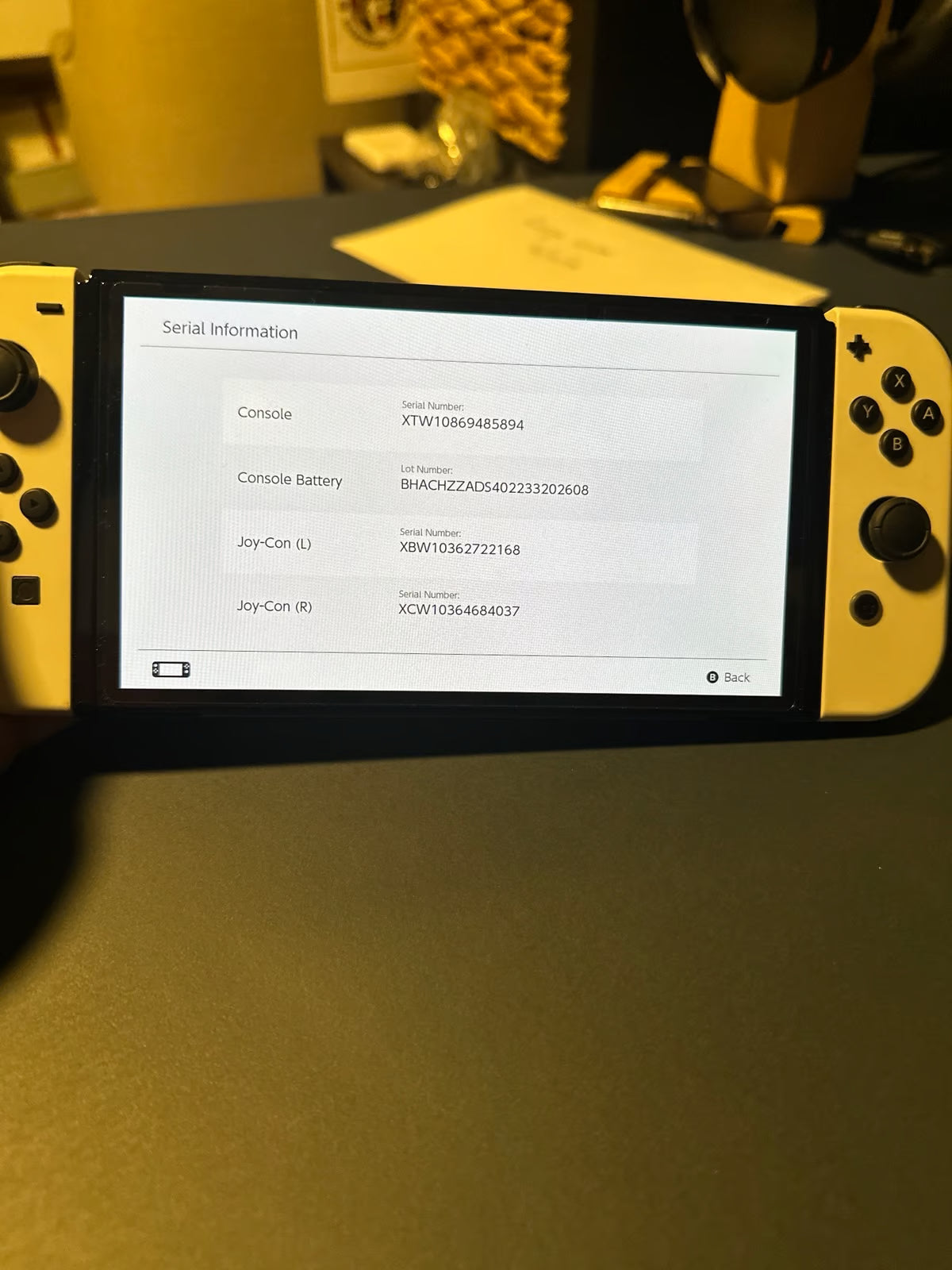 Nintendo Switch OLED 1E76