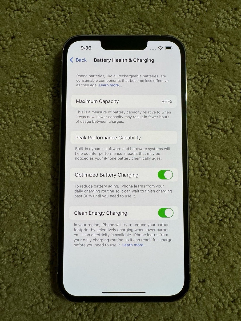 iPhone 13 Pro 256 GB Unlocked Silver 1Z85