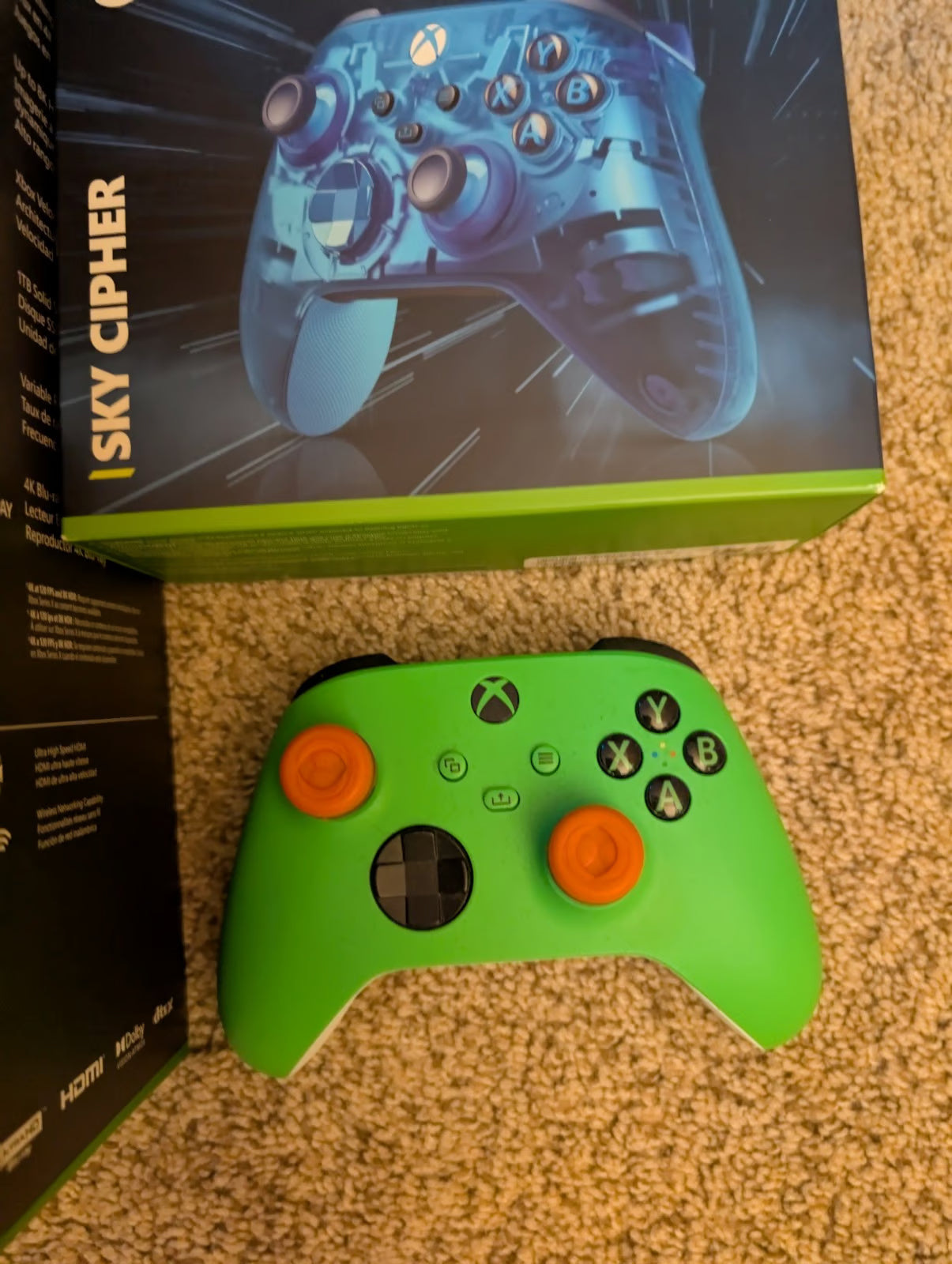 Xbox Series X with 2 extra controllers mint in box like new 3Z75