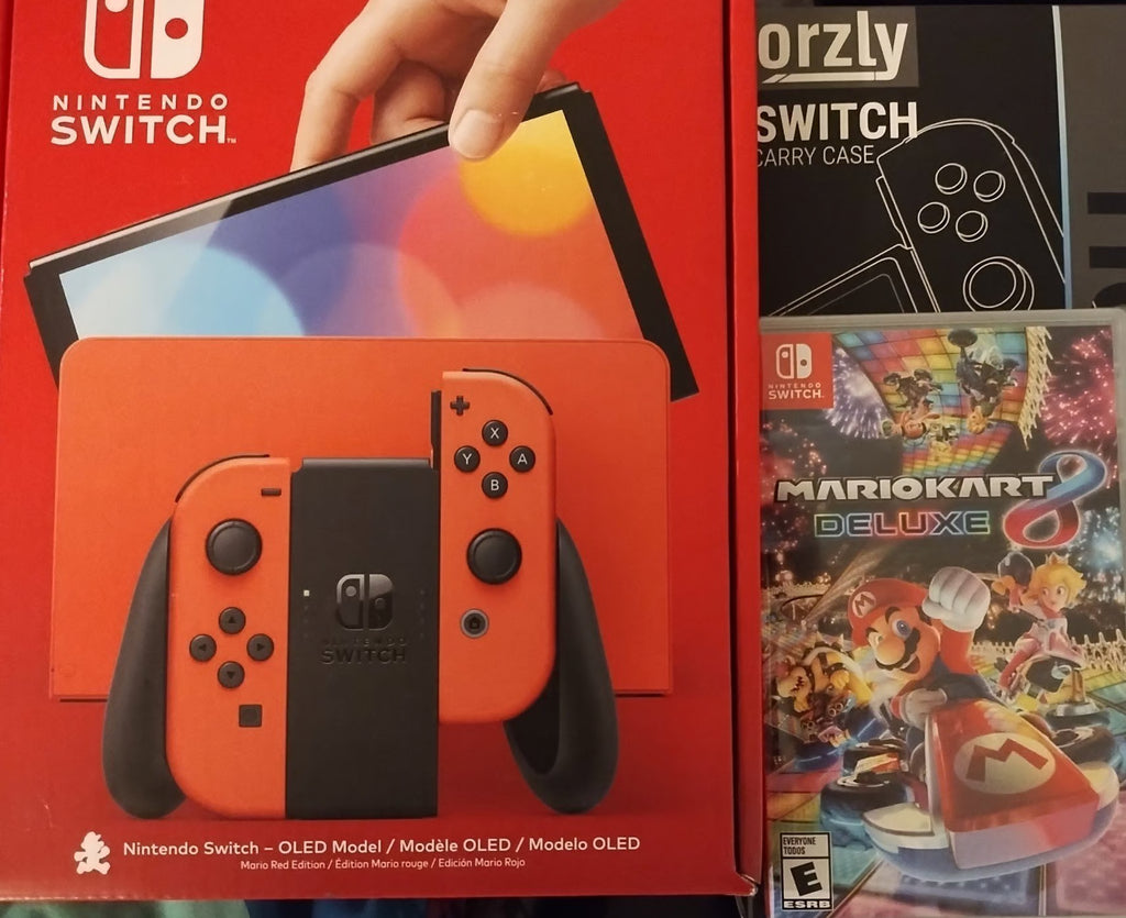 Nintendo Switch OLED Mario Red Edition Brand New Never opened 1V17