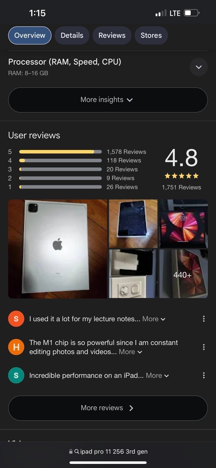 ipad pro 11 inch 3rd generation 256g 6F29