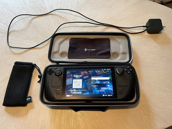 Valve Steam Deck 512GB Handheld Console With 512GB Samsung Pro MicroSD Included 9K96