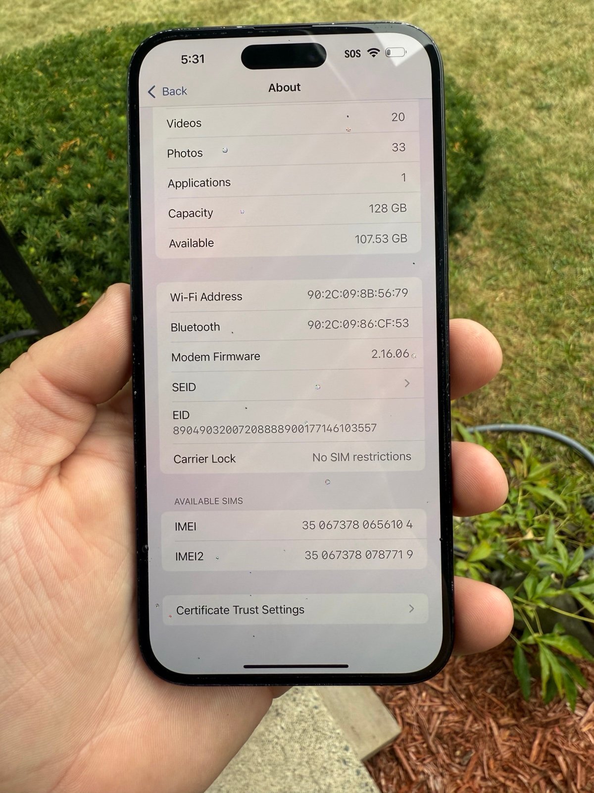 Apple iphone 15 plus unlocked 1Z79