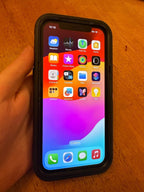 iPhone 12 128gb Unlocked Black 100% Battery Condition Cracked Back 3U77