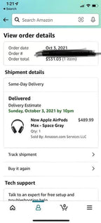 Apple AirPods Max with Smart Case 1W28