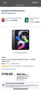 Apple 10.9-inch iPad Air Wi-Fi 64GB - 3Y19