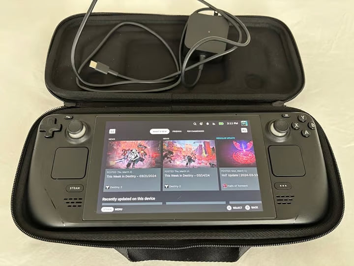 Steam Deck 256gb + 128gb MicroSD card 5X33