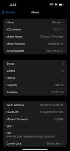iPhone 14 Pro Max 9B25