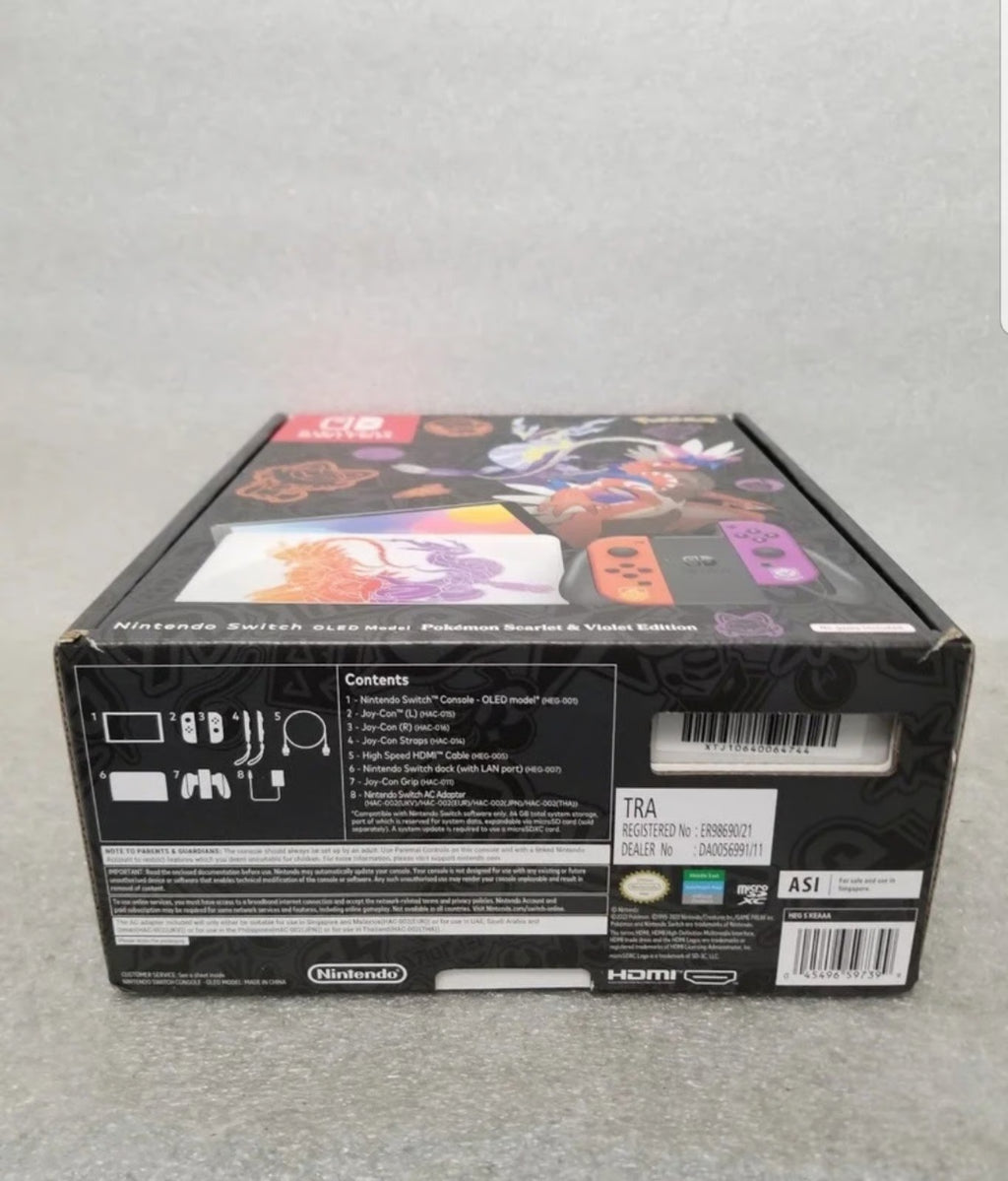 Nintendo Switch Pokemon "" Scarlet & Violet Special Edition 3 Game + Memory Card 8M35