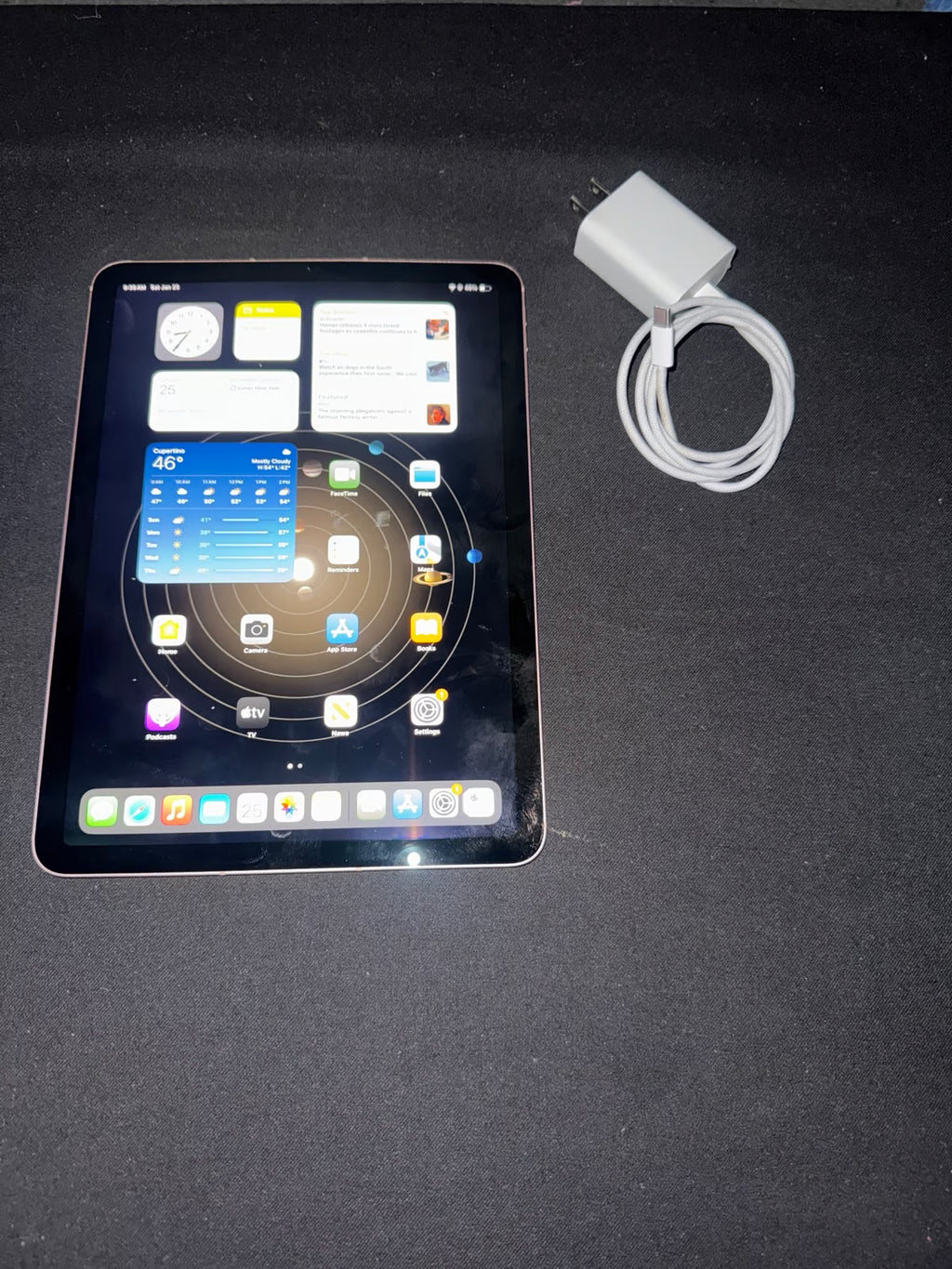 APPLE iPAD AIR 4TH GEN 256GB 5G CELLULAR + WIFI ROSE GOLD 8G95