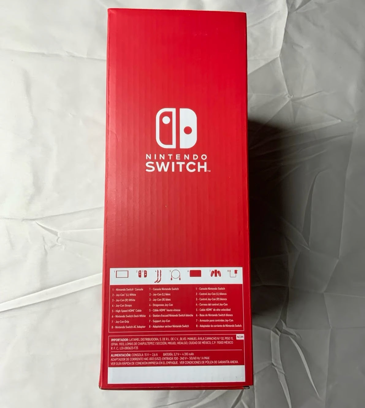 Nintendo switch oled white 7J28