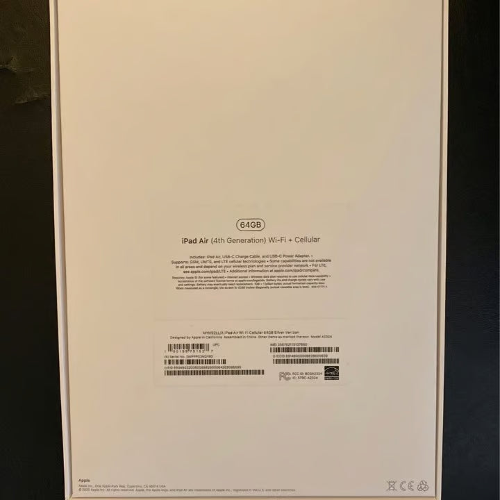 Apple iPad Air 4th Generation 64 GB in Silver wifi + cellular 3P93