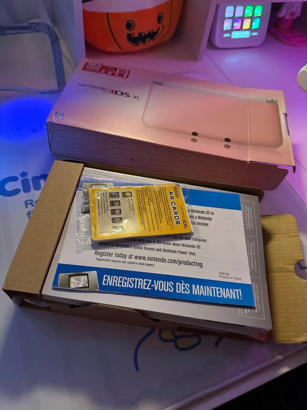 Nintendo 3ds xl PINK + games