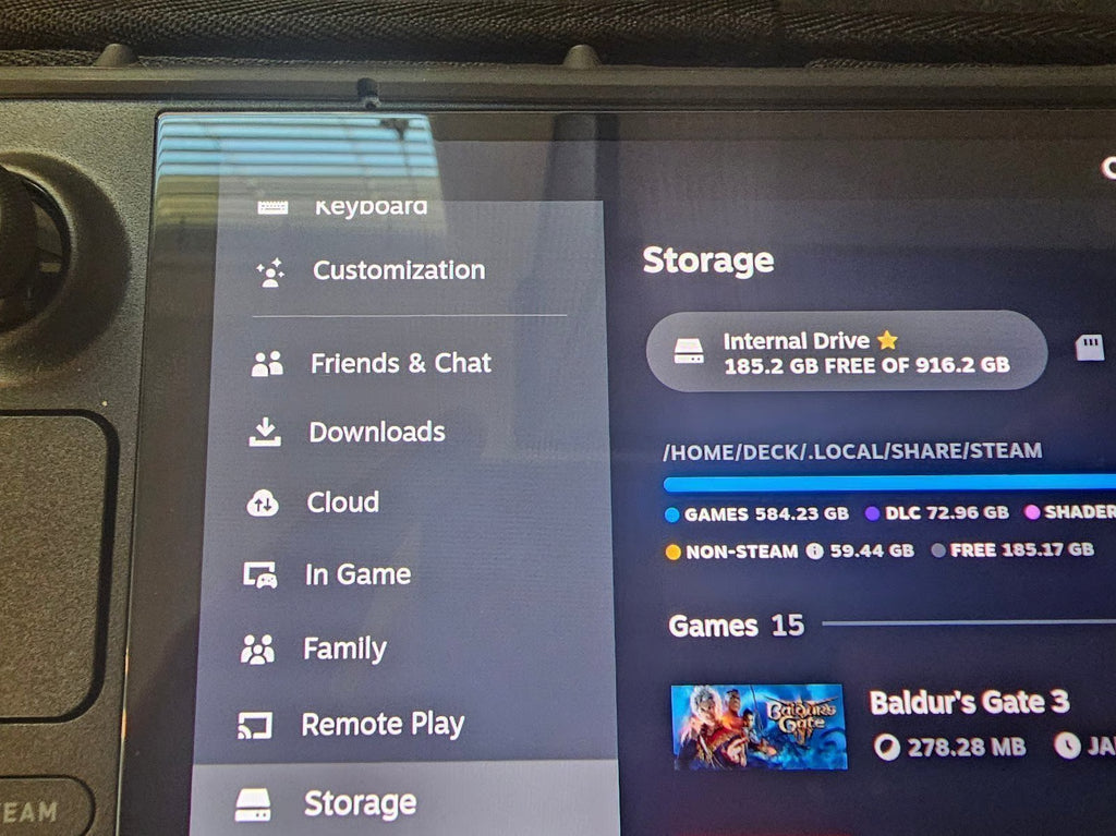 Steam Deck OLED 1TB Black Handheld Console 5A57