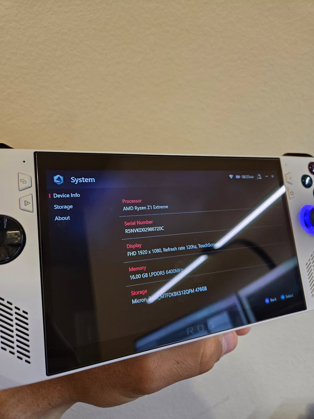 ASUS ROG Ally Z1 Extreme 7U92