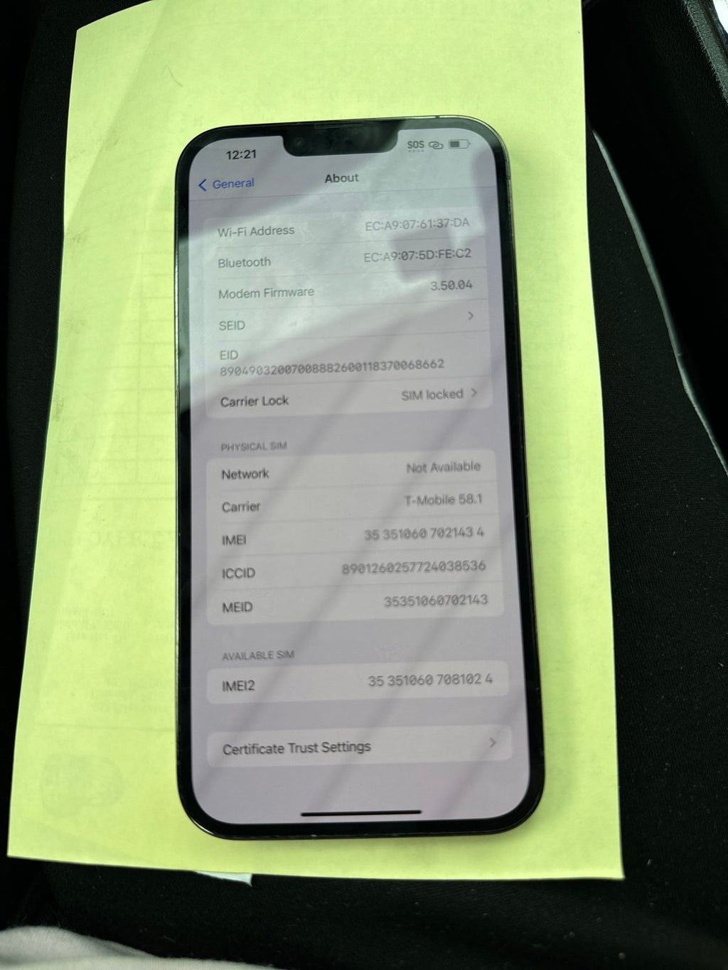 Apple iPhone 13 Pro Max 128 GB 3Y51