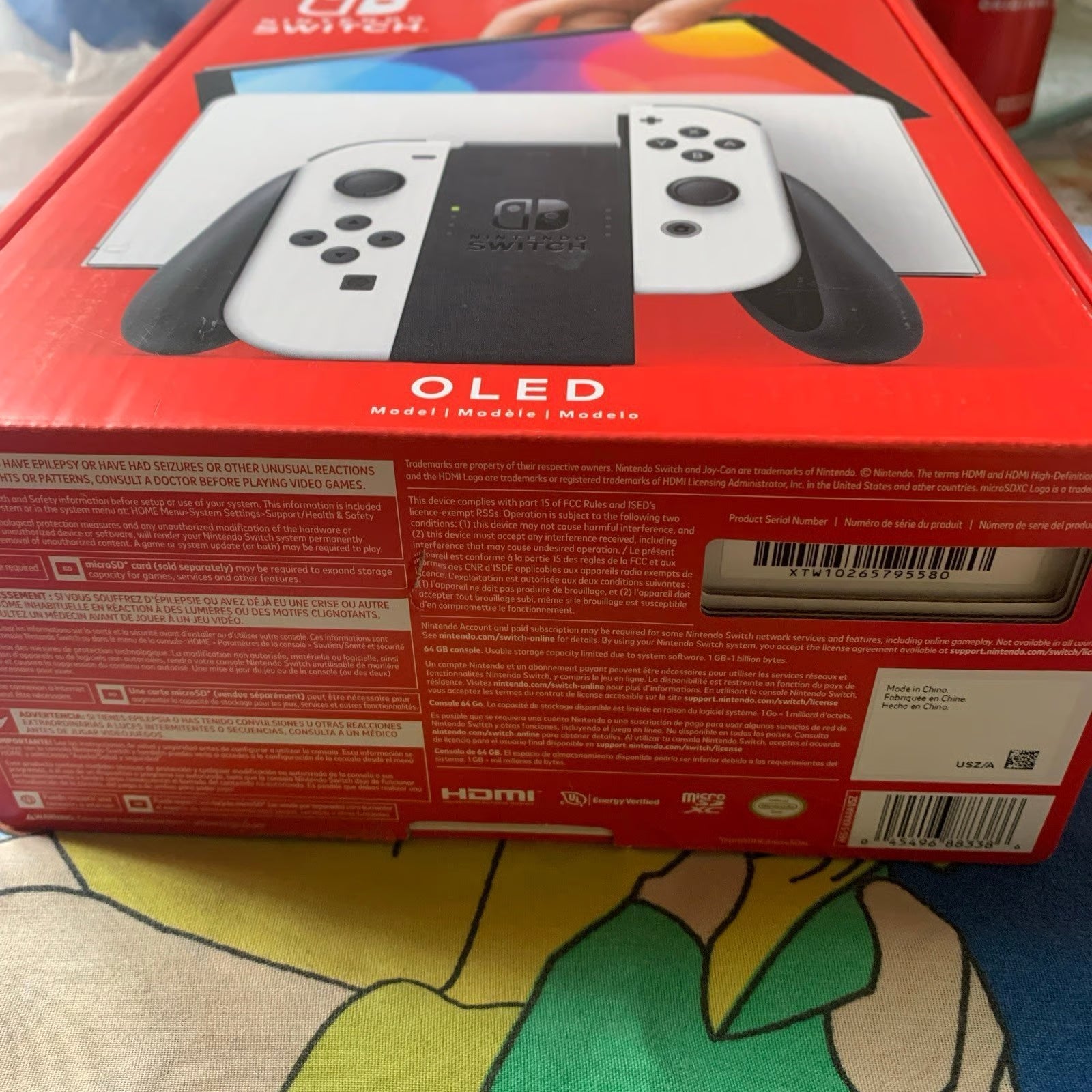 New Nintendo switch console oled 7Y98