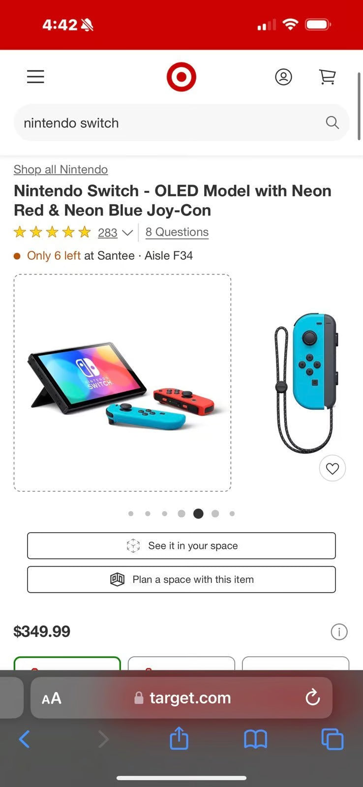 Nintendo Switch OLED 2V81