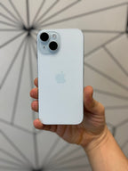 iPhone 15 Blue 128GB ATT & H2O like New with Apple Care til Jun 2025 9Y88