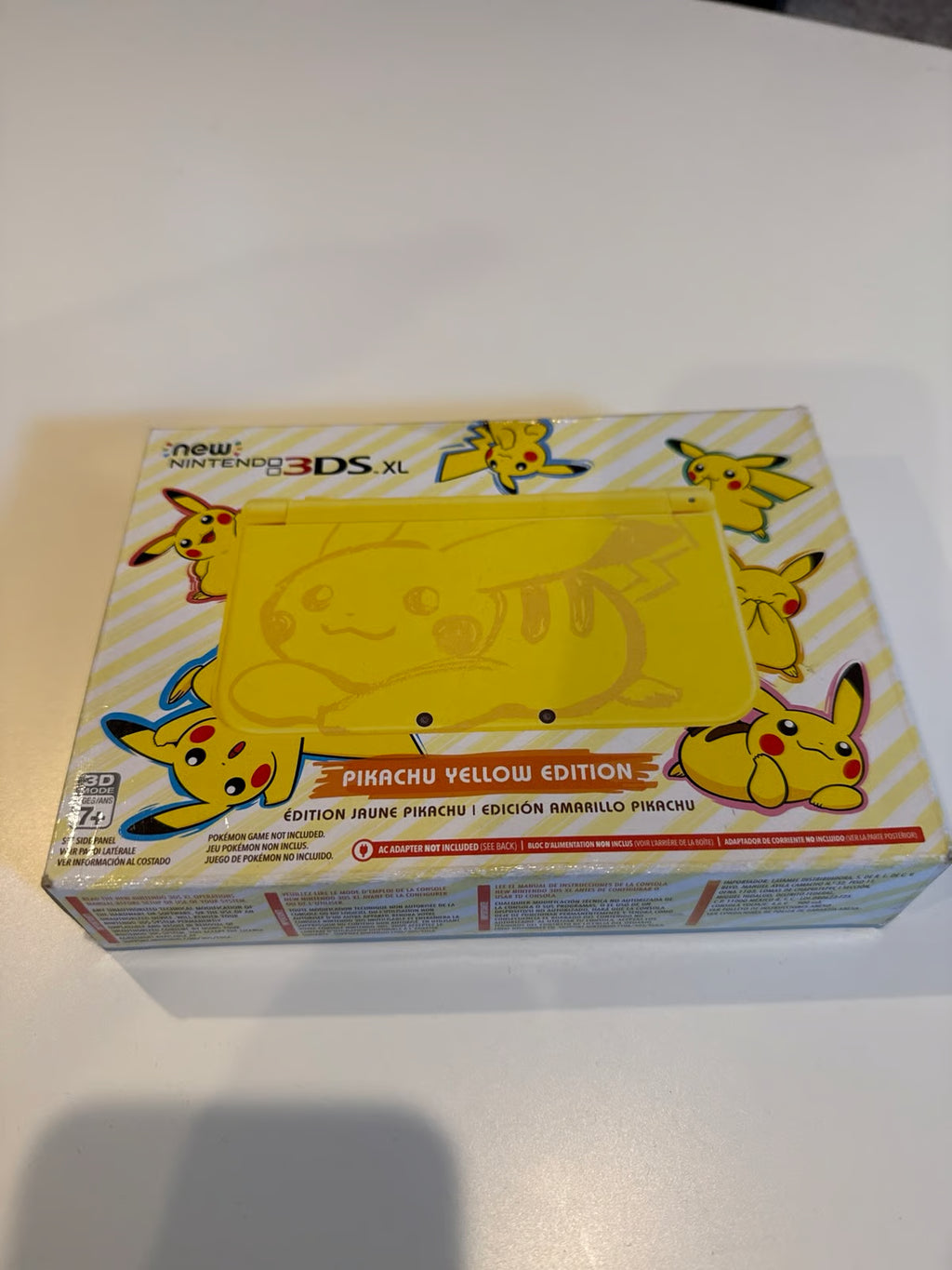 New Nintendo 3DS XL Pokemon pikachu yellow edition