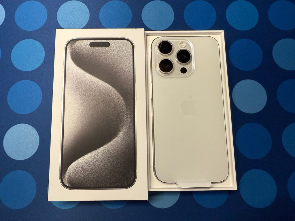 iPhone 15 Pro 256GB White Titanium (Factory Unlocked) 2F87