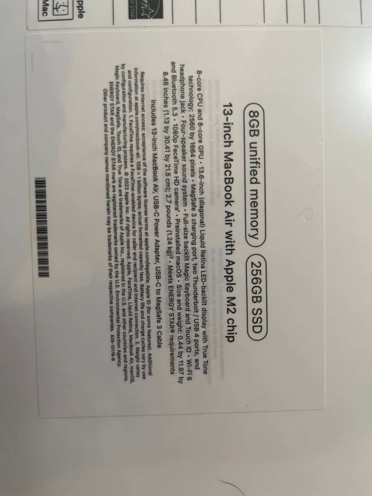 Brand New 2022 MacBook Air 2L77