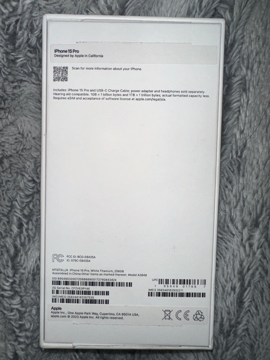 Apple iphone 15 pro 7M35