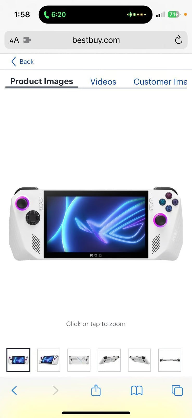 ASUS rog ally z1 extreme 1J23