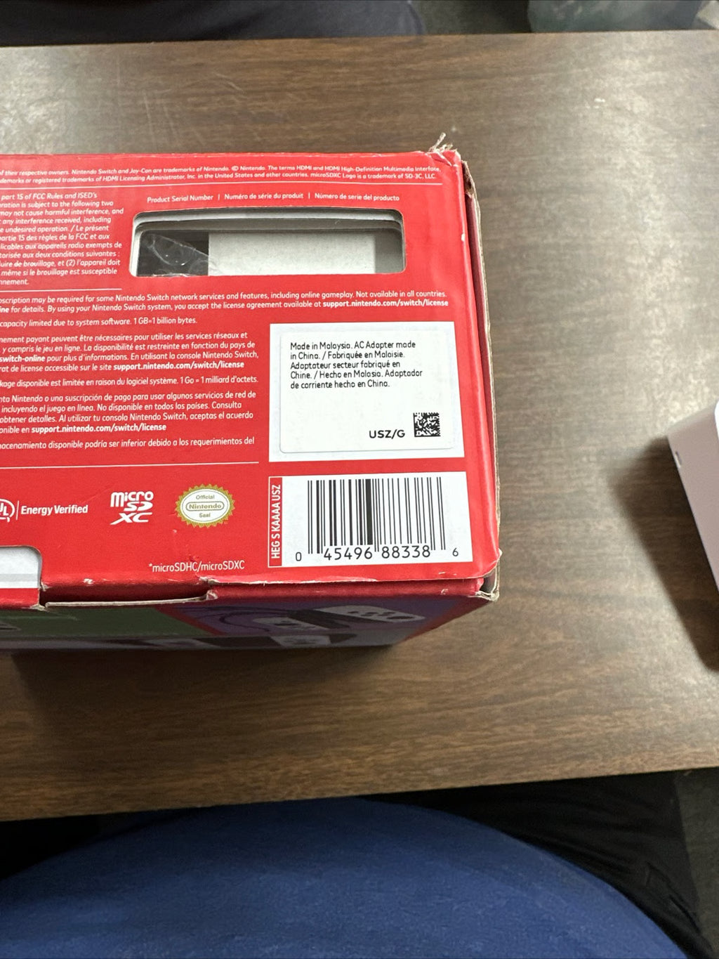 Nintendo Switch (OLED model) with White Joy-Con new in box 6K79