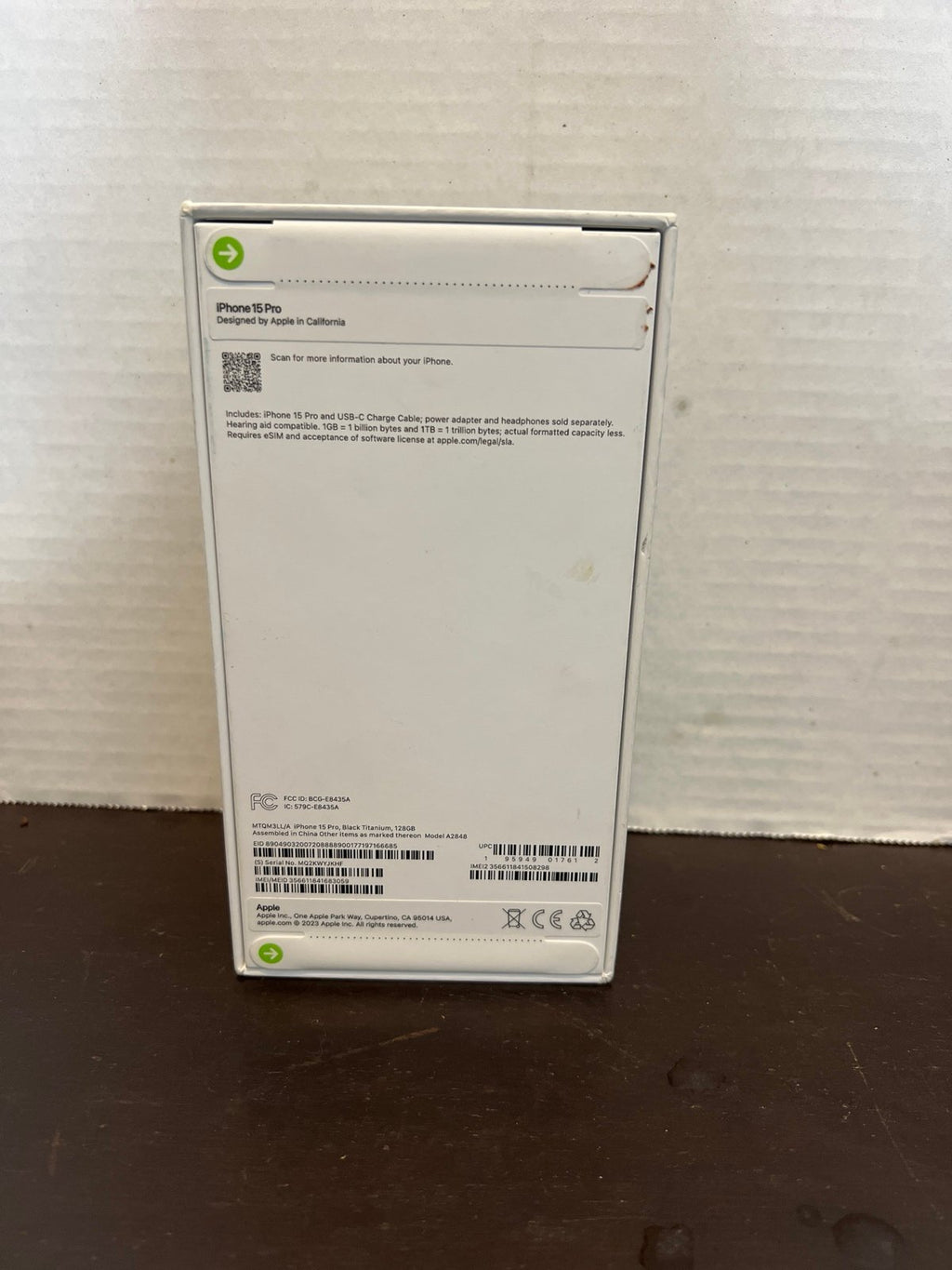 iPhone 15 pro 128gb att sealed 6R66