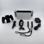 Nintendo Switch OLED Console Gamers Bundle with RGB Wireless Controller and MORE 3K19