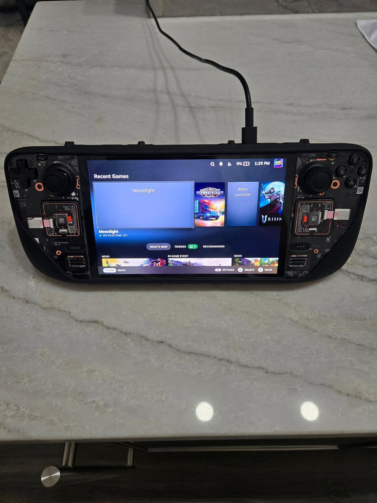 Steam Deck OLED w/Dbrand Grip Case & Screen Protector 512GB 6O27