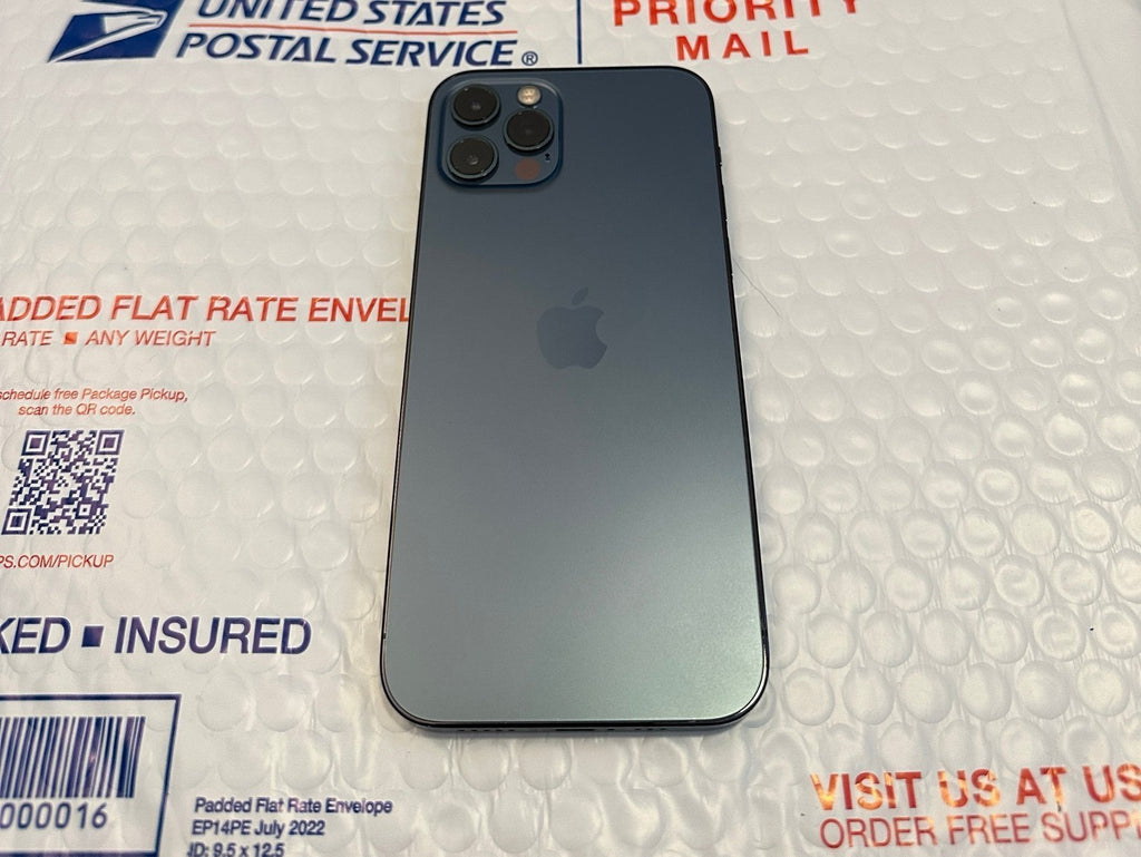 Apple iPhone 12 Pro 128 GB in Pacific Blue Unlocked - Clean IMEI 7U27