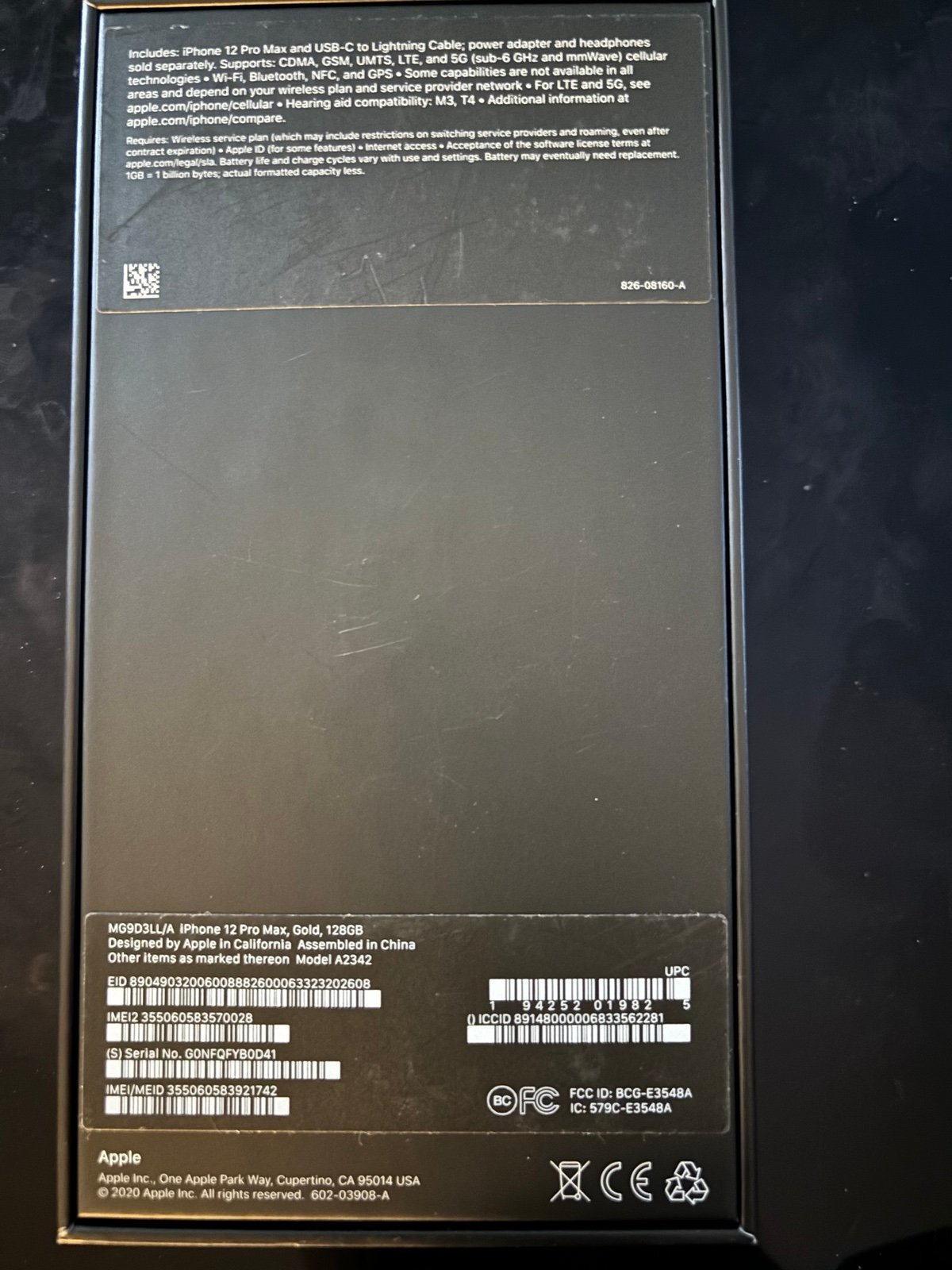 Apple iPhone 12 Pro Max Gold 128GB 8W51