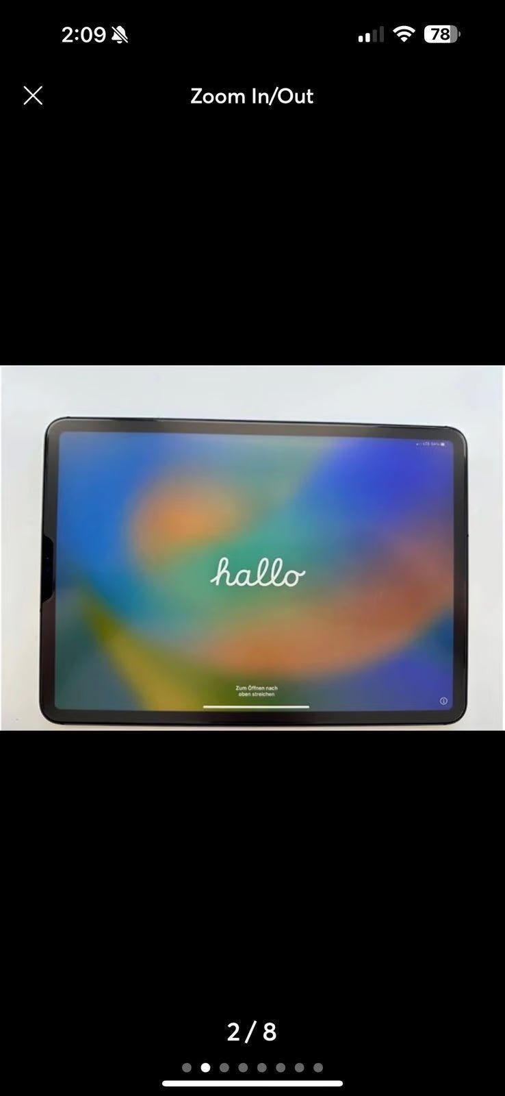 iPad Pro 11 inch (2nd generation) 512 Gb wifi+cellular unlocked 9P82