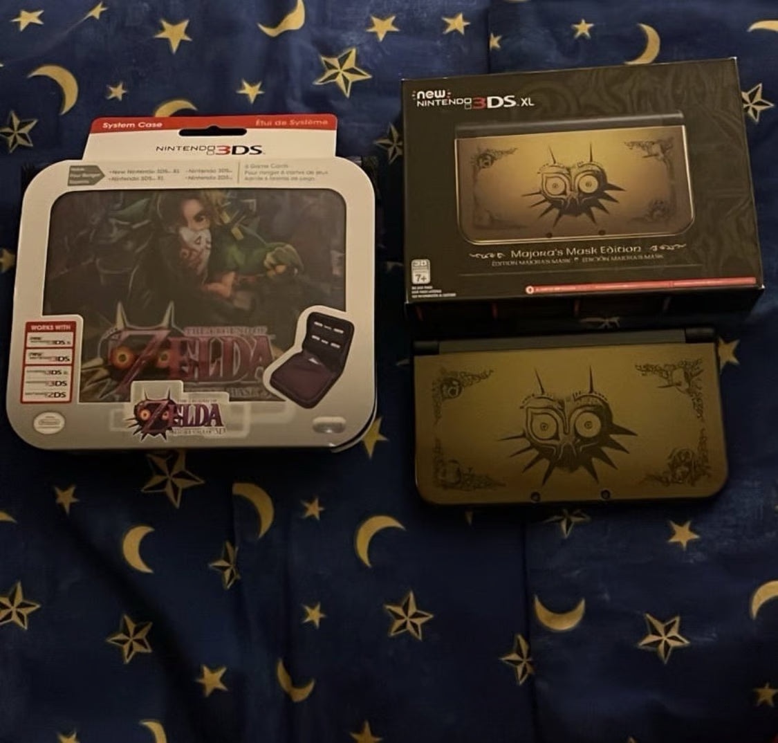Majora鈥檚 Mask 3DS XL Legend of Zelda Limited Edition Box AND Case NINTENDO