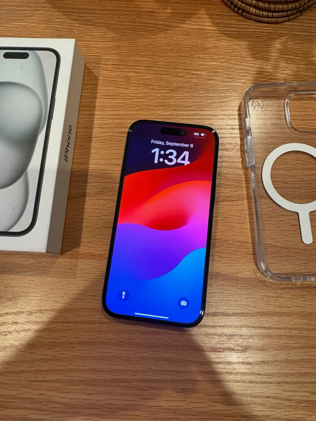 Apple iPhone 15 Black 256GB T-Mobile Carrier 9A36